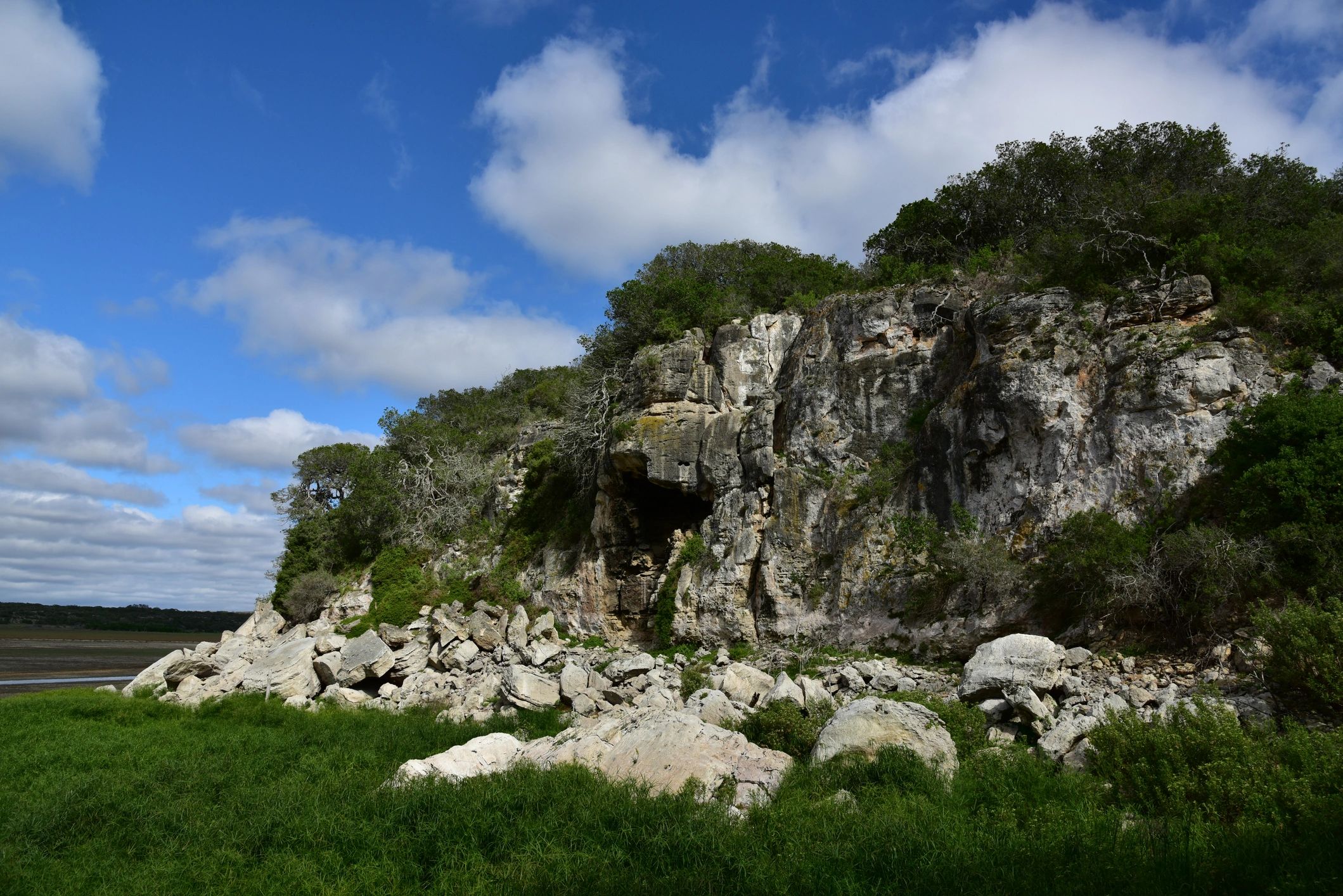 Rocky outcrop landscape reflecting geological field investigation